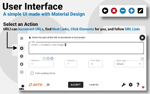 URL Incrementer: Navigasi Halaman Cepat & Otomatis untuk Chrome - Screenshot 2