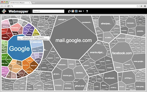 Download Webmapper Terbaru – Visualisasikan Riwayat Browsing Anda - Screenshot 2