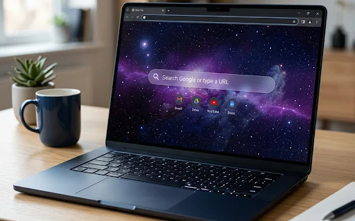 Download AntiGravity Premium Dark – Tema Chrome Estetik 4K - Screenshot 1
