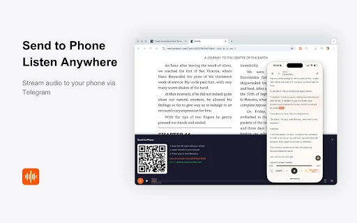 CastReader: Ekstensi TTS Gratis Terbaik untuk Kindle & Web - Screenshot 3