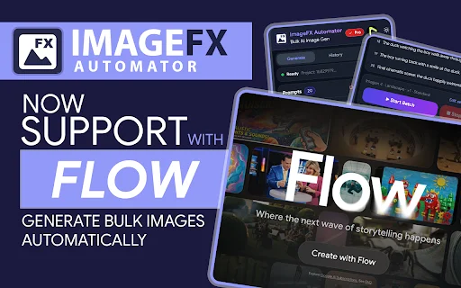 Download ImageFX Automator – Buat Gambar AI Massal Cepat - Screenshot 1