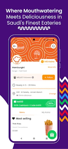 Download Koinz Terbaru – Pesan Makanan, Cashback & Poin Gratis - Screenshot 2