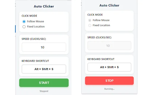 Simple Auto Clicker: Auto Clicker Chrome Cepat & Ringan - Screenshot 2