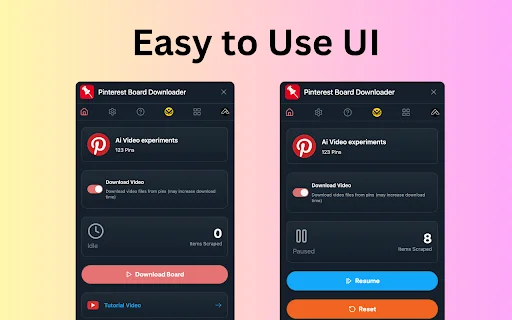Pinterest Board Bulk Downloader: Unduh Pins & Video Pinterest - Screenshot 4