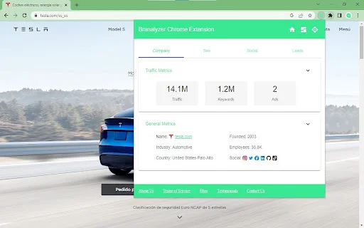 Download Branalyzer: Analisis Traffic & SEO Website Instan - Screenshot 2