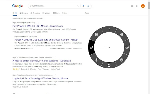 Mouse Gestures Power Mouse X – Tingkatkan Produktivitas Browsing - Screenshot 1
