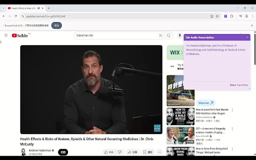 TranscribeAudio: Ubah Audio Browser Jadi Teks Real-Time Mudah - Screenshot 2