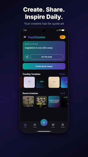 Download Quotes Creator: Buat Kata Bijak Keren & Estetik Gratis - Screenshot 1