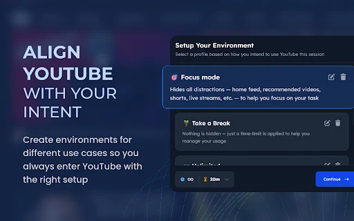 YouTube Detox: Blokir Shorts & Fokus Maksimal – Unduh Gratis - Screenshot 4