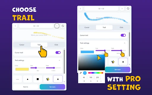 Download Custom Cursor Effects Customizer Terbaru – Ubah Kursor - Screenshot 5