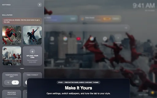 Download Spiderman Brand New Day Chrome – Tema HD Gratis - Screenshot 3