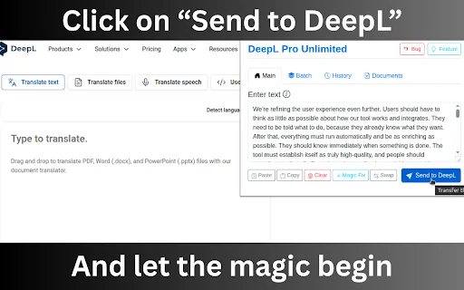 DeepL Pro Unlimited: Terjemahkan Dokumen Panjang Tanpa Batas - Screenshot 1