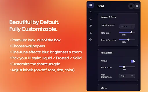 Download Radial New Tab Terbaru – Kelola Tab & AI Gratis - Screenshot 5