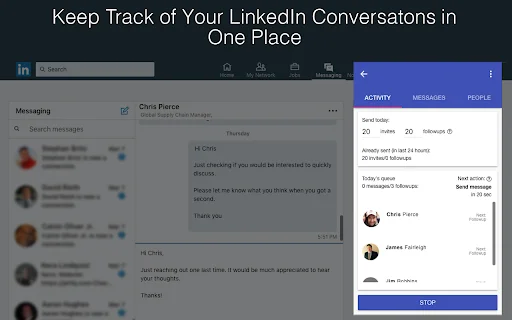 Download InTouch LinkedIn: Kelola Pesan & Kontak Efektif - Screenshot 1