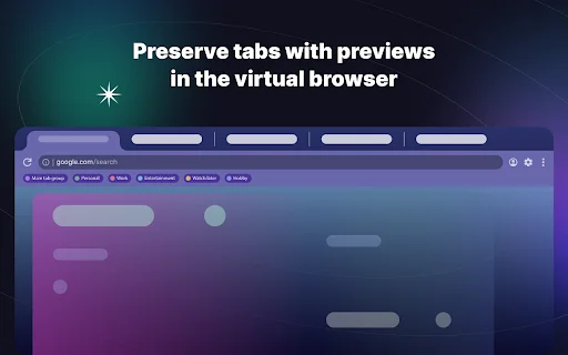 Tabber – Organizer Tab Browser Terbaik | Atur Tab Anda Sekarang - Screenshot 2