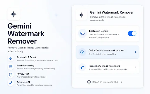 Gemini Watermark Remover: Hapus Watermark Gambar AI Gratis - Screenshot 1