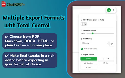 Download AI Exporter Terbaru – Ubah Chat AI ke PDF & DOCX - Screenshot 3