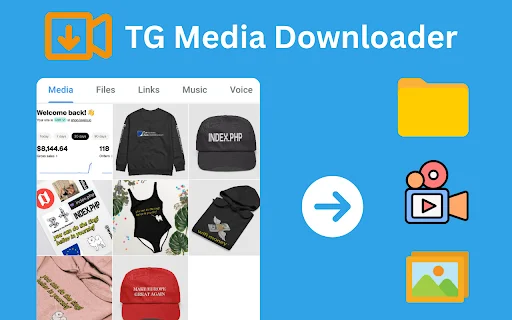 TG Media Downloader: Unduh Video & Foto Telegram Tercepat - Screenshot 1