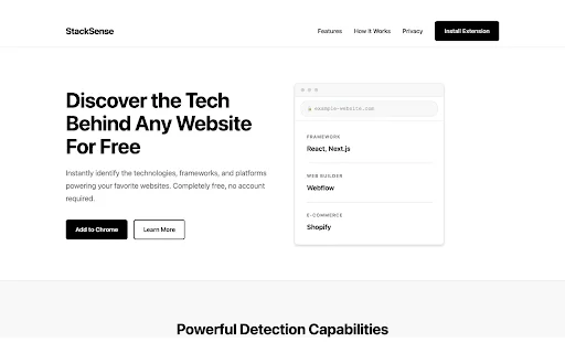 Download StackSense Terbaru – Deteksi Teknologi Website Gratis - Screenshot 2