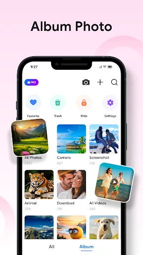 Download Gallery: Album & Photo Vault Terbaru – Kelola Foto Aman - Screenshot 2