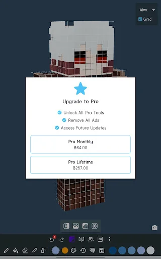 3D Skin Editor for Minecraft – Buat Skin Keren Sekarang - Screenshot 15