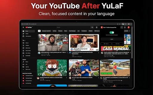 YuLaF – Filter Video YouTube Berdasarkan Bahasa Secara Efektif - Screenshot 2