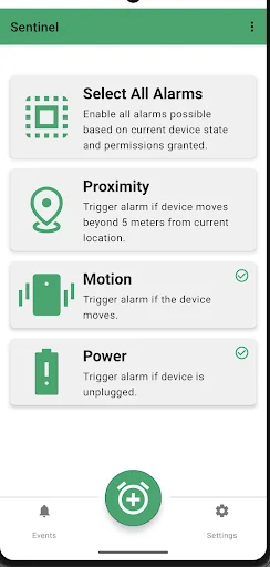Download DeviceSentinel Terbaru – Keamanan Motion Alarm Gratis - Screenshot 1