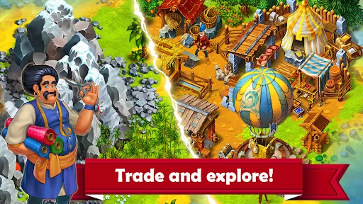 Download WORLDS Evolution: Farm Game Terbaru – Bangun Dunia Anda - Screenshot 3