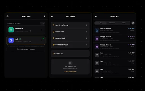 Download 0xio Wallet Terbaru – Dompet Octra Network Aman & Cepat - Screenshot 2