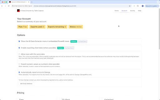 Download BI Data Extractor Terbaru – Ekspor Data Power BI ke Excel - Screenshot 5