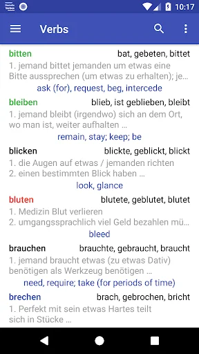 Download Deutsche Verben Terbaru – Belajar Konjugasi Bahasa Jerman - Screenshot 1