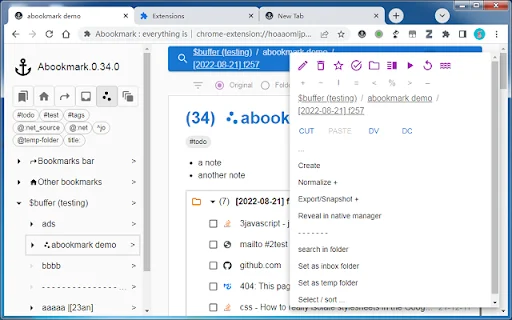 Abookmark: Pengelola Bookmark & Tab Chrome Terbaik – Unduh Gratis - Screenshot 5