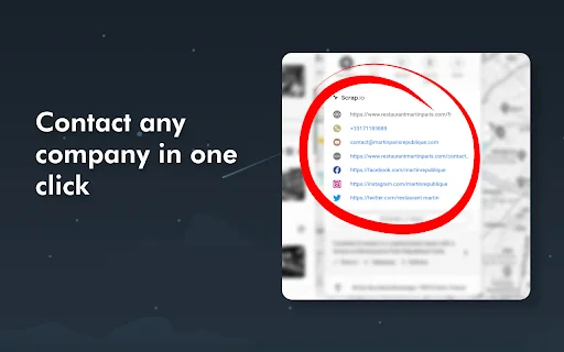 Scrap.io Maps Connect: Ekstrak Email B2B di Google Maps - Screenshot 2
