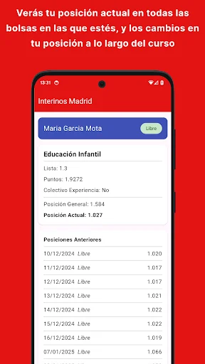 Unduh Interinos Madrid. Educación Terbaru – Pantau Posisi Anda - Screenshot 3