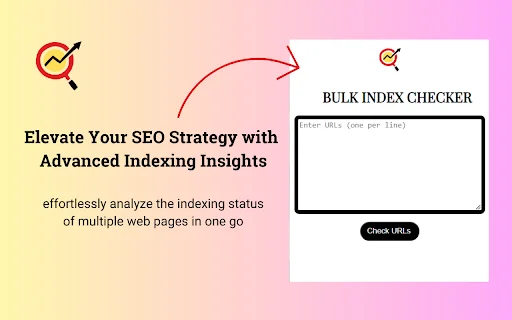 Bulk Index Checker: Cek Status Indeks Google Massal Gratis - Screenshot 1