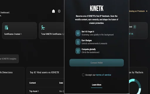 Download KINETK IP Network – Protect Creators & Earn Rewards - Screenshot 1