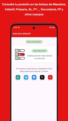 Unduh Interinos Madrid. Educación Terbaru – Pantau Posisi Anda - Screenshot 7