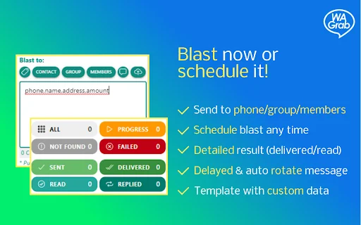 Download WAGrab Terbaru – Alat Marketing WhatsApp & Chatbot AI - Screenshot 1