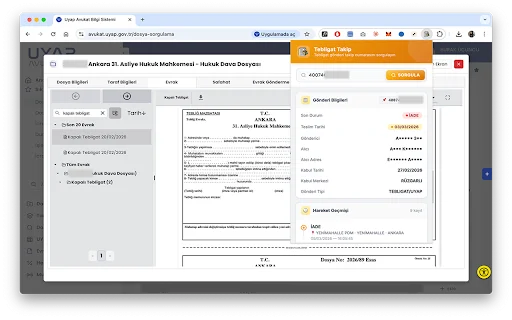 Lacak Pengiriman PTT & Tebligat Cepat – Ekstensi Chrome Terbaik - Screenshot 1