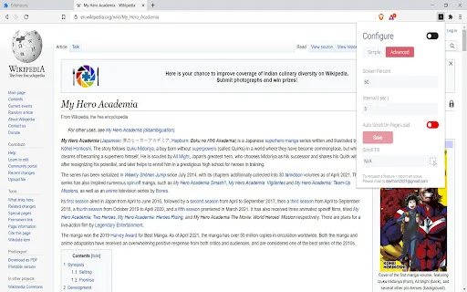 Scroller: Ekstensi Chrome Auto Scroll Terbaik & Mudah - Screenshot 2