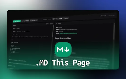 Download .MD this page – Ubah Halaman Web ke Markdown Instan - Screenshot 1