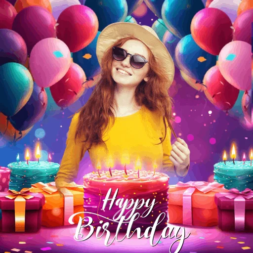 Download Happy Birthday Photo Frame – Bingkai & Video Ultah