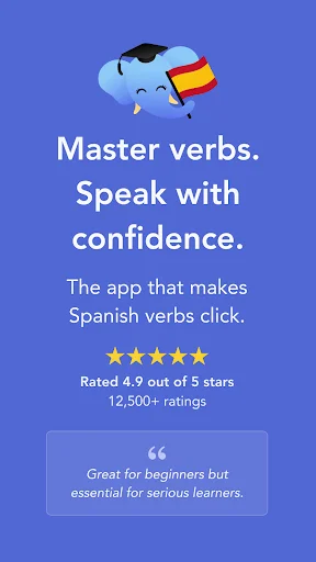 Download Ella Verbs: Belajar Konjugasi Kata Kerja Spanyol - Screenshot 1