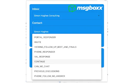 Download msgboxx Chrome Extension – Kirim Pesan WhatsApp Cepat - Screenshot 1