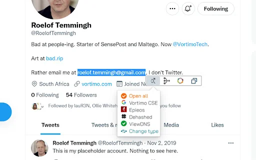 Vortimo OSINT-tool Terbaru – Alat Investigasi Browser Terbaik - Screenshot 4