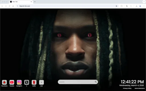 Download King Von Live Wallpaper Chrome – Tampilan Urban Keren - Screenshot 3