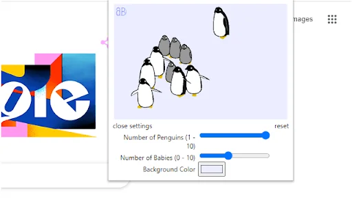 Download aB Penguins Chrome – Teman Desktop Lucu Gratis - Screenshot 2