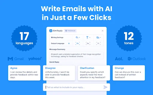 Download AImReply AI Writer & Grammar Checker Terbaru – Gratis - Screenshot 1