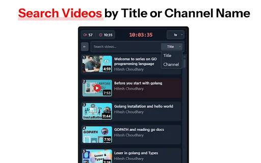 YouTube Playlist Guru: Atur, Cari, & Lacak Playlist YouTube Anda - Screenshot 2