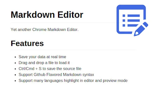 Download Markdown Editor Terbaru – Editor GitHub Flavored Gratis - Screenshot 1